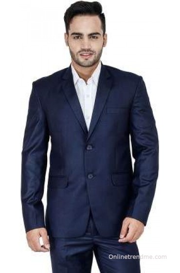 Bluethreads Solid Single Breasted Formal Men's Blazer